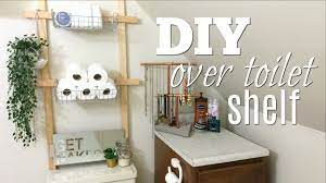 All diy options that range from complete builds to simple hang ups! Diy Over The Toilet Shelf Youtube