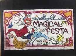 Anime cover for the first opening, shiny ray. Little Witch Academia Shiny Chariot Magical Festa Poster Embroidery Witch Etsy