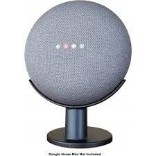Best Buy Mount Genie Stand Pedestal For Google Home Mini And Nest Mini Charcoal Gms01 C Google Home Mini Futuristic Home Home Automation System