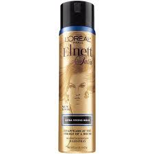 L Oreal Paris Elnett Satin Extra Strong Hold Hair Spray Travel Size Spray 2 2 Oz Walmart Com Strong Hold Hair Spray Loreal Hairspray