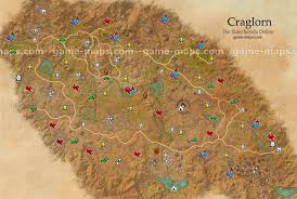 Craglorn Zone Map Elder Scrolls Online Tamriel Unlimited Locales Wayshrines Skyshards Solo Public A Elder Scrolls Map Elder Scrolls Online Elder Scrolls