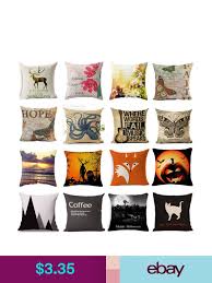Decorative Pillow Covers Ebay Home Garden Linen Pillow Cases Sofa Cushion Covers Cute Butterfly