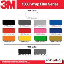 Color Chart All 3m And Avery Vinyl Color Samples