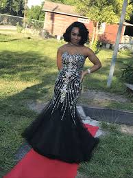Black And Silver Formal Dresses Prom 2k17 Black Silver Prom Prom Dress Mermaid Strapless Red Carpet Bob Curly Bob Prom Dresses Prom Dresses For Teens Dresses
