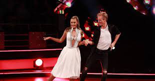 With trine dehli cleve, egor filipenko, katrine moholt, merete lingjærde. Skal Vi Danse Martine Lunde Ute Av Skal Vi Danse Uken For Finalen