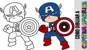 Dibujo Capitan America Para Colorear