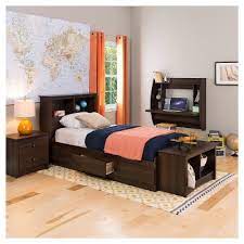 This savannah twin mate's & captain's bed with 3 drawers is perfect for storing blankets and your little treasure's clothes. 3 Drawer Platform Storage Bed Twin Xl Espresso Prepac Prepac Furniture Furniture Home Decor