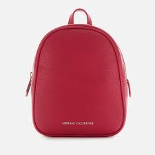 This also holds true for the entire armani exchange men's bag collection. Armani Exchange Women S Mini Backpack Royal Red