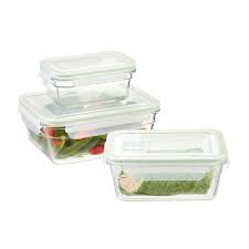 glasslock rectangular food containers with lids