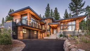 Lake Tahoe Luxury Homes For Sale Real Estate Modern Mountain Home Modern House Exterior Modern House Design