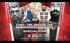 Brodie lee shocked the wrestling world when he defeated cody to become the second tnt champion. Brodie Lee Challenges Cody Rhodes To A Tnt Title Match For The August 22nd Aew Dynamite