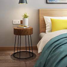 Madrid round copper end table. Nordic Minimalist Solid Wood Logs Simple Side Table Seating Corner Bedside Table Round Sofa Table Flower Stand Bedroom Side Tabl Aliexpress