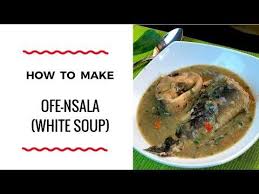 No court of competent jurisdiction will use such appellation on a defendant if he hasn't been proven guilty. How To Make Ofe Nsala White Soup Zeelicious Foods Youtube White Soup Food Nigerian Recipes