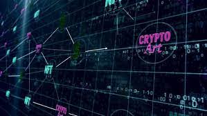 Nft Crypto Art Symbols On Servers Room In Background Loop By Studioperla