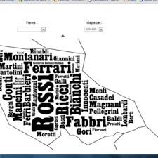 The rossi/russo north/south divide with both surnames meaning. A Georeferenced Tag Cloud For The Most Popular Italian Surnames Download Scientific Diagram