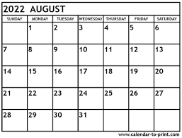 February 2022 Calendar Printable