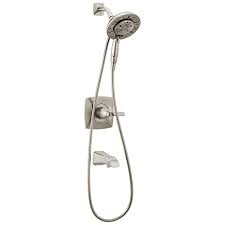 Check spelling or type a new query. Buy Delta Vesna 14 Series Single Handle Shower Trim Kit With 5 Spray H2okinetic In2ition Dual Hand Held Shower Head With Hose Spotshield Brushed Nickel 144789 Sp I Valve Included Online In Vietnam B07x9jbr6w