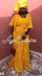 Le choix dépendra alors du pagne choisi. Robe Dentelle African Fashion African Dress African Dresses Modern