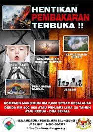 Pembakaran adalah suatu runutan reaksi kimia antara suatu bahan bakar dan suatu oksidan, disertai dengan produksi panas yang kadang disertai cahaya dalam bentuk pendar atau api. Jangan Lakukan Pembakaran Terbuka Department Of Environment