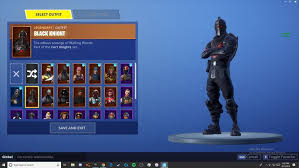 Fortnite Account Pc Many Skins Black Night With 1 100 V Bucks Fortnite Blackest Knight Blackest Night