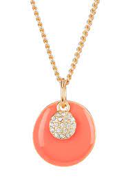 Enamel Pave Discs Pendant Short Necklace By Nordstrom Rack On Nordstrom Rack Short Necklace Disc Pendant Pave Pendant