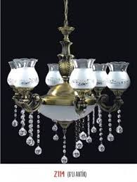 Antik 6 Li Kristal Tasli Ve Camli Eskitme Avize Avize Antika Urunler