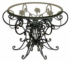 Wrought Iron Side Tables And Coffee Tables Mission Door Tables American Arts And Craftsman St Wrought Iron Table Wrought Iron Furniture Wrought Iron Design