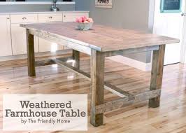 40 Free Diy Farmhouse Table Plans To Give The Rustic Feel To Your Dining Room Build A Farmhouse Table Farmhouse Table Plans Farmhouse Kitchen Tables