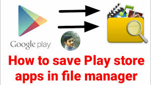 How To Store Play Store App Games In File Manager Save Playstore Apps In File Manager App Review 1 Youtube