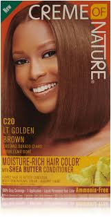 Ultra nourishing treatment with argan oil deeply rich, vibrant color tones. Creme Of Nature Liquid Hair Color Golden Brown C20 Buy Online In Burkina Faso At Desertcart Productid 48252953