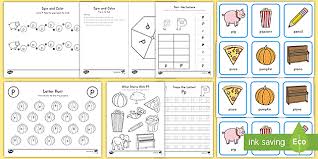 letter p activity pack teacher made