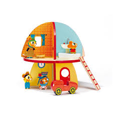 Djeco Maison Champignon Toys Toy Car Wooden Toy Car