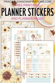 cute fall stickers free printable planner printables and inspirations