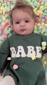 6 Month Pictures Using Lucky Charms