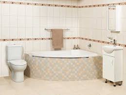 A chic bathroom focal point, counter top sink basins sit on the surface of a suitable vanity unit, shelf or cupboard. Pin By Ctm On Beautiful Bathrooms Corner Bath Beige Bathrooms Tile Bathroom