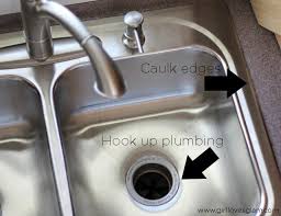 install a kitchen sink and faucet
