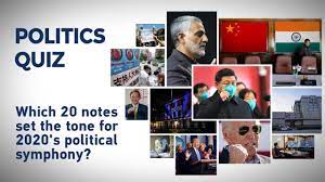 It has never been couped, completely destroyed or required new constitutions to enforce its laws. Politics Quiz 20 Questions For The Political Events Of 2020 Cgtn