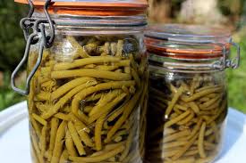 Conserver Les Haricots Verts Avec Du Sel Sterilises En Bocaux Ou Congeles