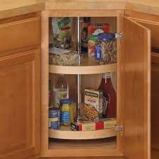 Can you install a lazy susan in an existing cabinet? 24 Inch Cabinet Lazy Susan Wood Full Round In Cabinet Lazy Susans