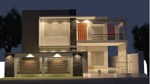 Front Design And Front Elevation In Lahore Pakistan 3 Car Parking Space Is Available In This House Look At Th House Elevation House Design House Floor Plans