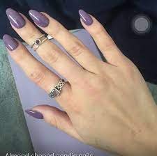 The almond shape nails immediately make your hands longer and more feminine. 67 Short And Long Almond Shape Acrylic Nail Designs Awimina Blog Almond Shaped Acrylic Nails Matte Nails Design Almond Shape Nails