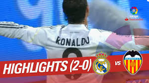 Real madrid vs valencia team performance. Resumen De Real Madrid Vs Valencia Cf 2 0 2009 2010 Youtube