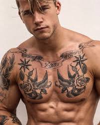 Pin By Parkcafe On Beautiful Men Tattoo Inspiration Men Chest Tattoo Men Tattoos For Guys