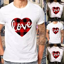 Fraktal kalp, valentine tema, yaratıcı grafik tasarım i. Lovemall Blus Kaos Wanita Atasan Blus Lengan Pendek Hari Valentine Bercetak Hari Valentine Untuk Lelaki Dan Perempuan Lazada Indonesia