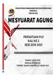 Minit mesyuarat atau minutes of meeting (mom) merupakan dokumen yang penting dalam mengetahui perjalanan sesuatu mesyuarat. Buku Program Mesyuarat Agung Persatuan Puj Yang Ke 2 Sesi 2019 2021 Flip Ebook Pages 1 27 Anyflip Anyflip