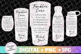 Approx 35 tall and 2 wide. Tumbler Care Cards Black And Pink Marble 5 Pack By Glossy Cup Creations Thehungryjpeg Com