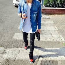 Ways To Wear Air Jordan 1 Bred Mens Streetwear Mens Clothing Styles Mens Outfits