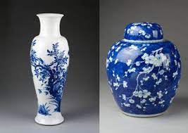 The production of this attractive dishware produces a gentle, hazy quality in the design that was originally a mistake. V A Chinese Blue And White Ceramics