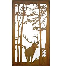 Wild Paravent Hirsch 200 X 90 Cm Vom Metallmichl Edelrostshop Edelrost Sichtschutz Metallmichl Edelrost Deko