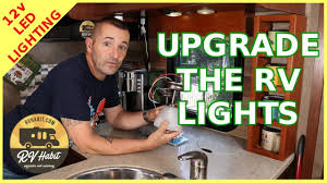 Replace And Upgrade The Rv Lighting With Chandelier Fixtures And 12 Volt Led Lights Install Tips Youtube